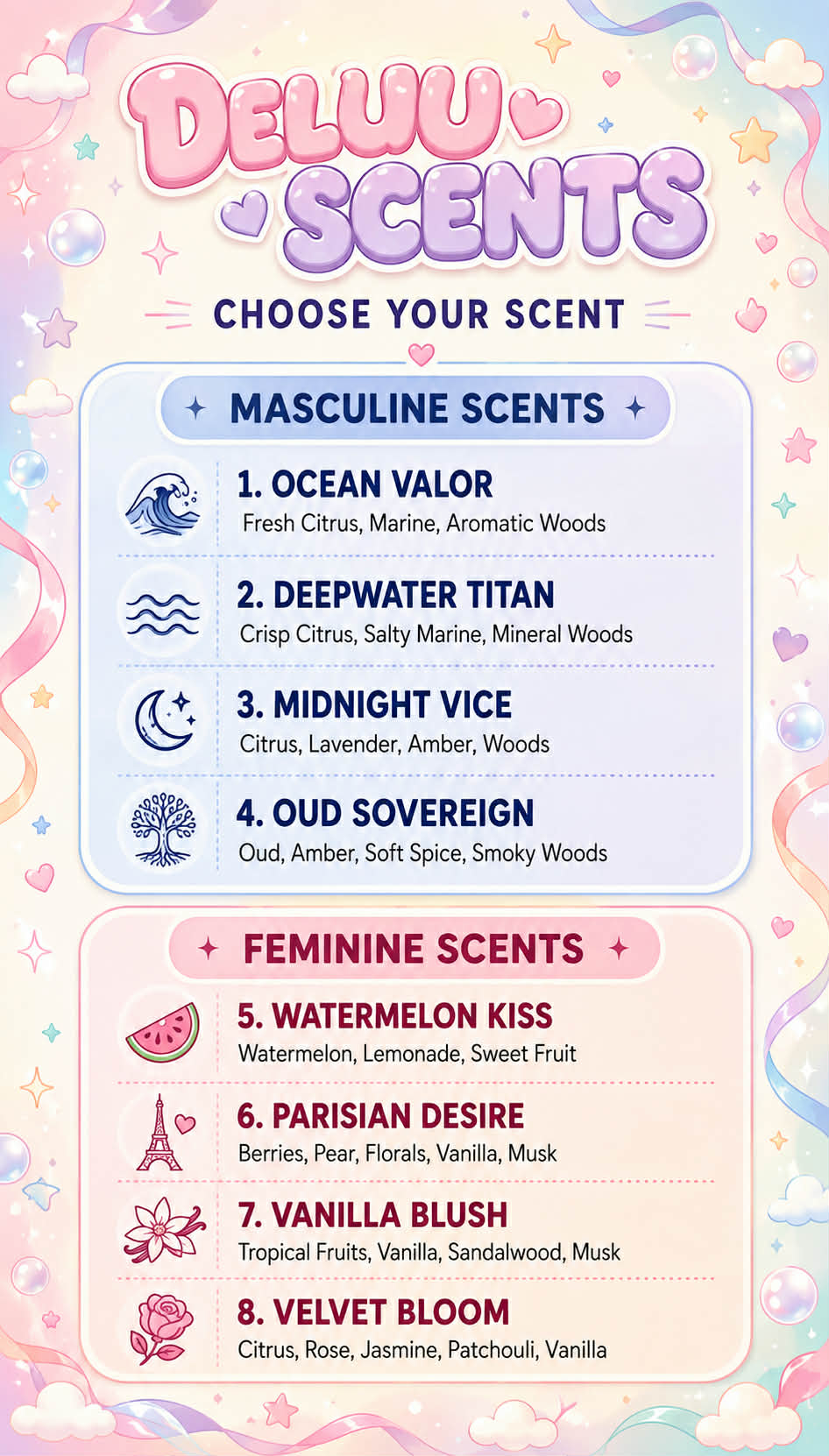 Custom Anime Inspired Scents
