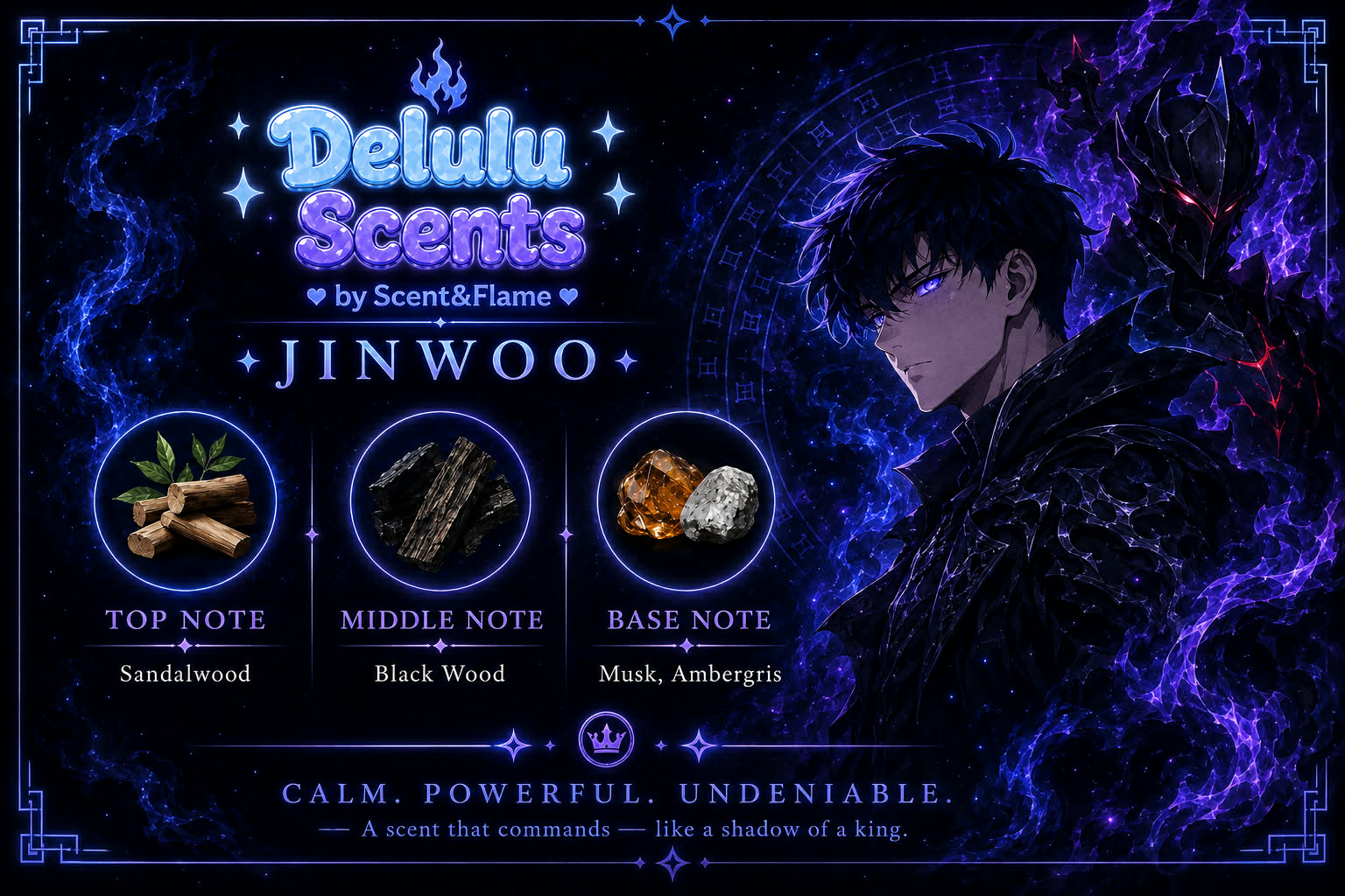 Solo Leveling Jinwoo Cologne