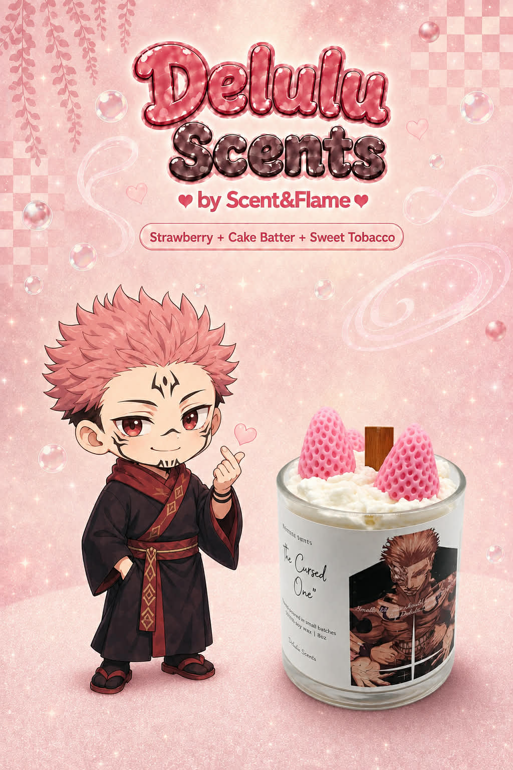 Jujutsu Kaisen Dessert Candle