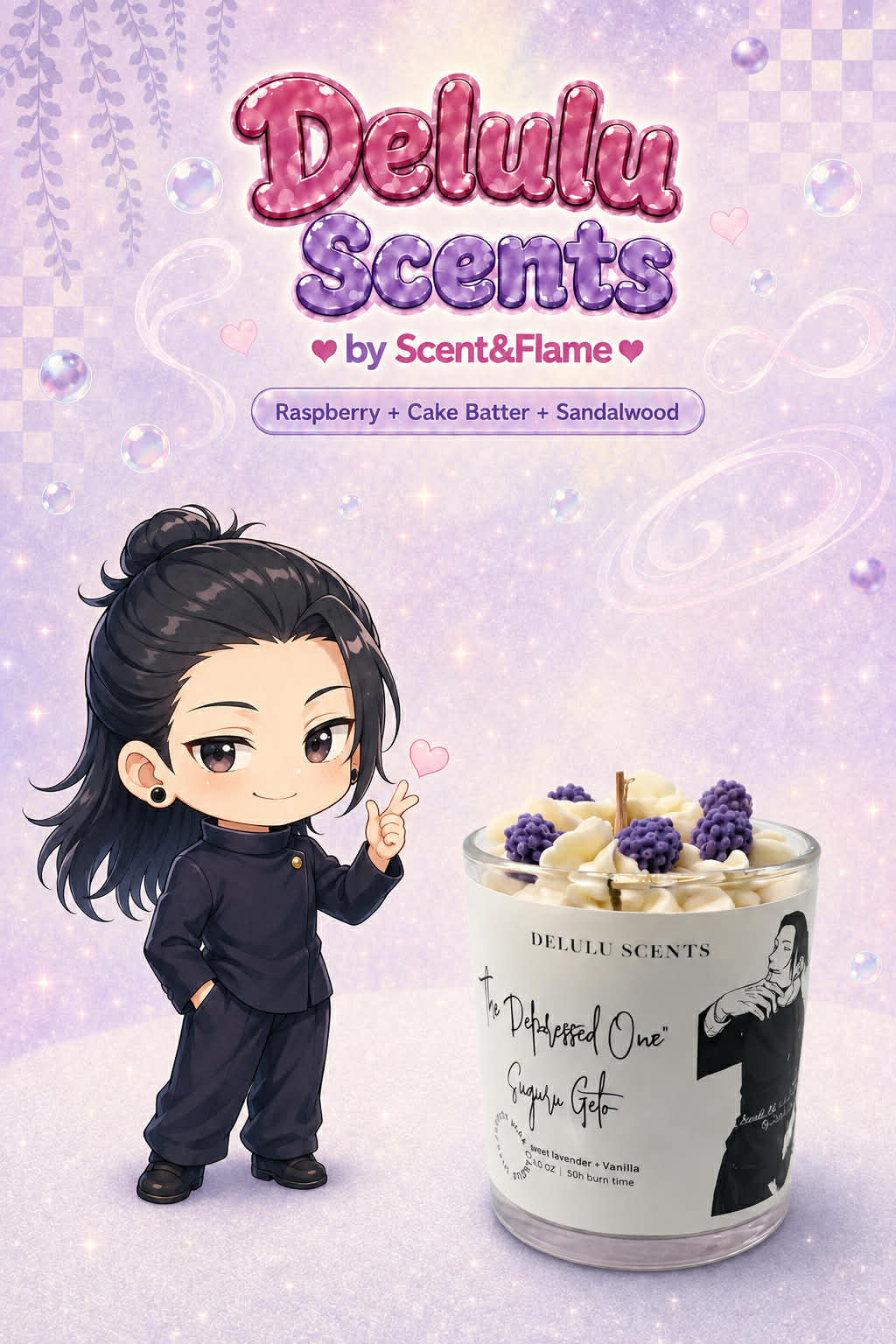 Jujutsu Kaisen Dessert Candle